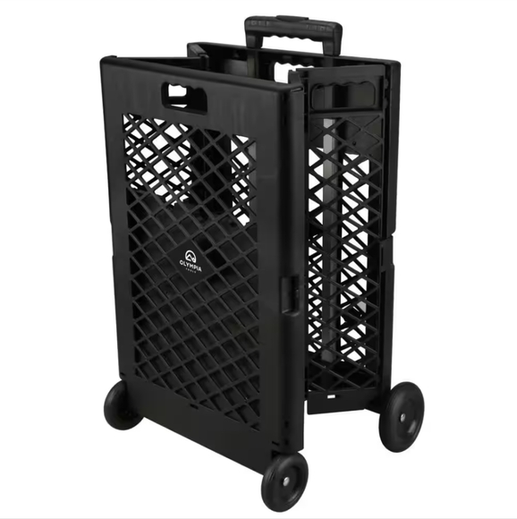 🆕 Collapsible Rolling Utility Cart - Picture 3 of 12